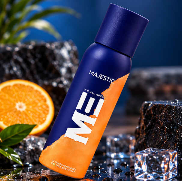 Me Majestic Gas Free Spray, For Men, 120ml