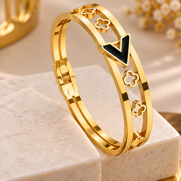 Stainless Steel Handcuff Bracelet