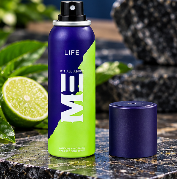 Me Life Gas Free Spray, For Men, 120ml