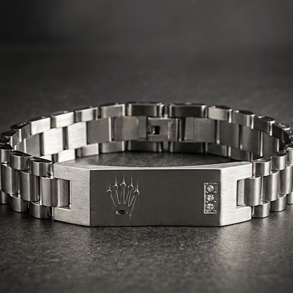 Rolex Men's Stainless Steel Bracelet