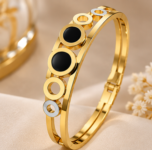 Stainless Steel Handcuff Bracelet