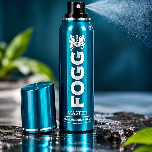 FOGG Master Body Spray for Men – Premium Teal Fragrance, Long-Lasting Freshness & Bold Masculine Scent | Stylish Perfume Spray for Daily Wear