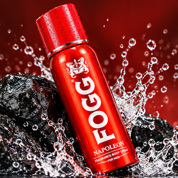 FOGG Napoleon Body Spray for Men – Premium Red Fragrance, Bold Masculine Style & Refreshing Scent | Stylish Everyday Perfume Spray