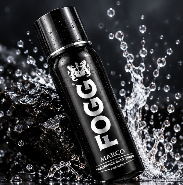 FOGG Marco Body Spray for Men – Premium Black Fragrance, Bold Masculine Scent & Stylish Long-Lasting Freshness | Everyday Perfume Spray