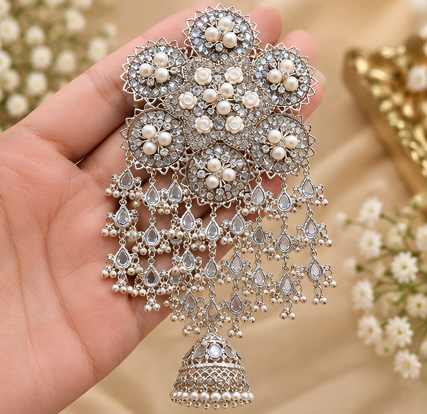 Royal Bridal Kundan Silver Jewelry