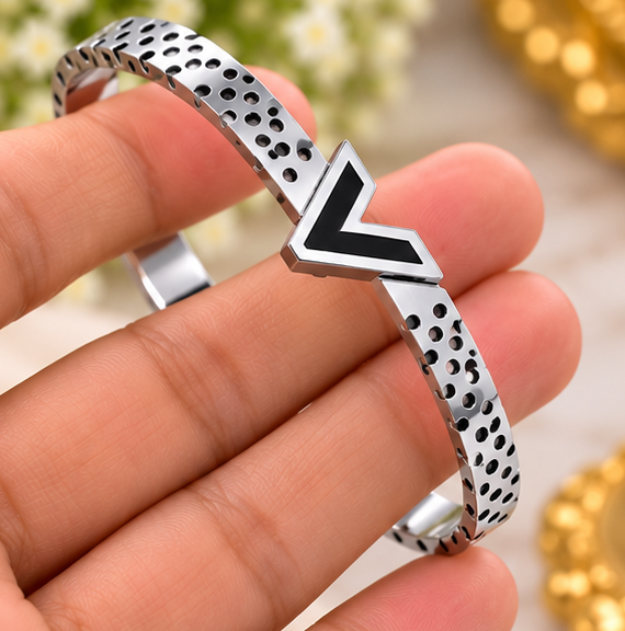 stainless silver steel bracelets