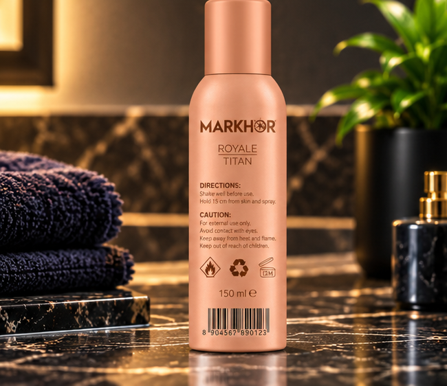 Markhor Royale Titan Body Spray (Non-Gas) 120ml