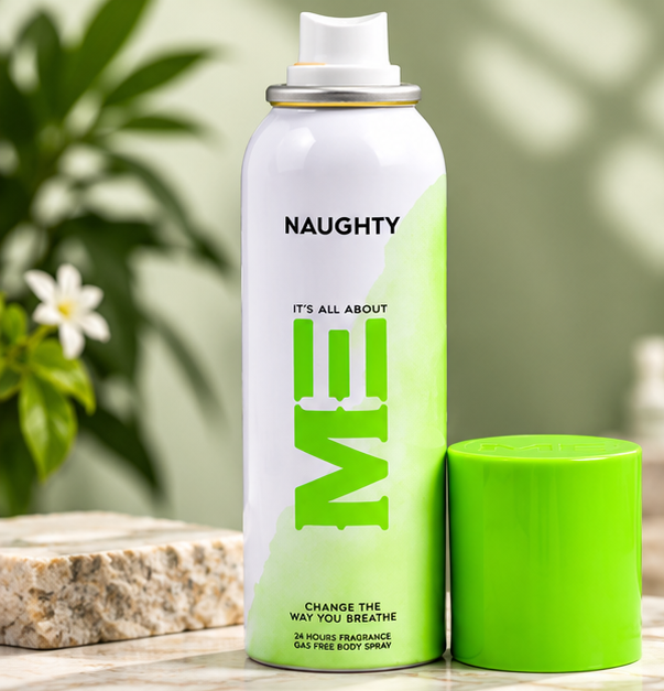 ME Gas Free Body Spray 120ml - Naughty
