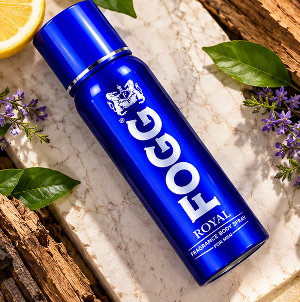 FOGG Royal Body Spray for Men – Premium Blue Fragrance, Bold & Refreshing Scent | Stylish Long-Lasting Perfume Spray for Daily Wear