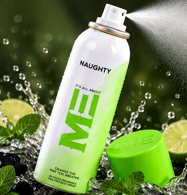 ME Gas Free Body Spray 120ml - Naughty