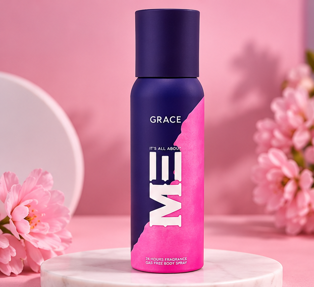 Me Grace Gas Free Spray, For Men, 120ml