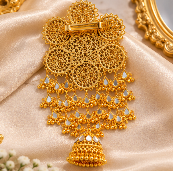 Royal Bridal Kundan Golden Jewelry