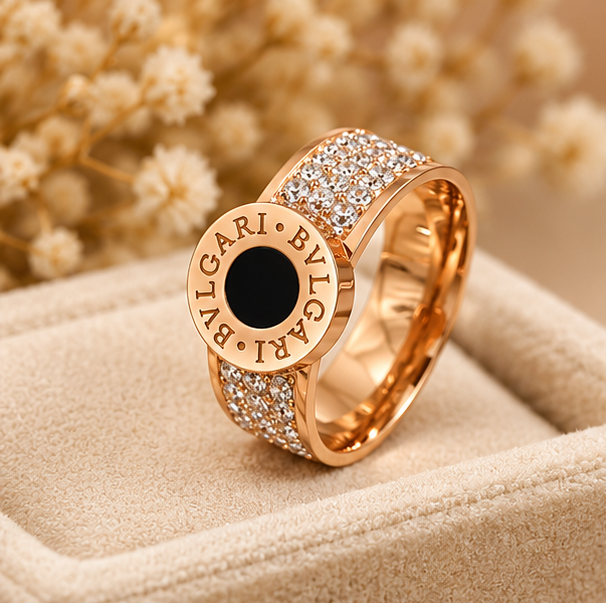 Rings For Women Stainless Steel Golden Trendy