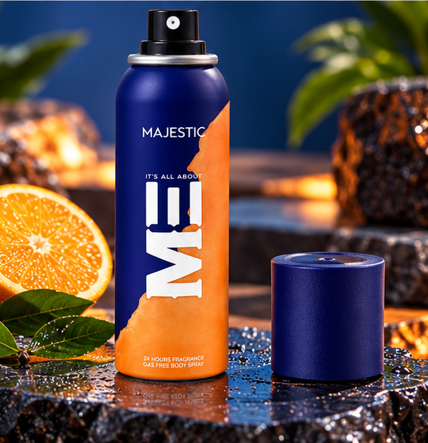 Me Majestic Gas Free Spray, For Men, 120ml