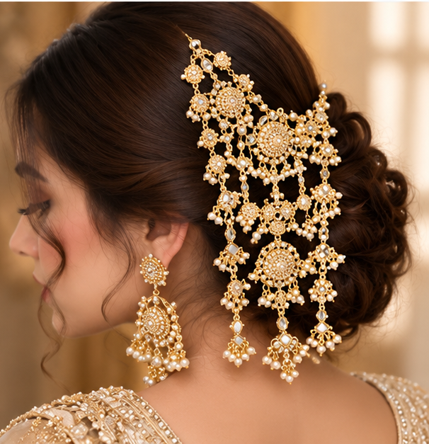 Trending Golden Jhumar Handmade