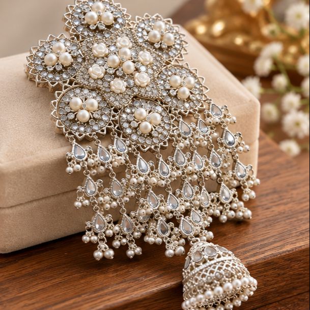 Royal Bridal Kundan Silver Jewelry