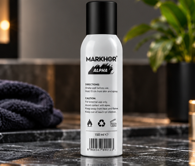 Markhor Alpha Body Spray (Non-Gas) 120ml