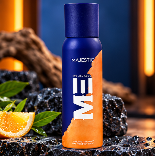 Me Majestic Gas Free Spray, For Men, 120ml
