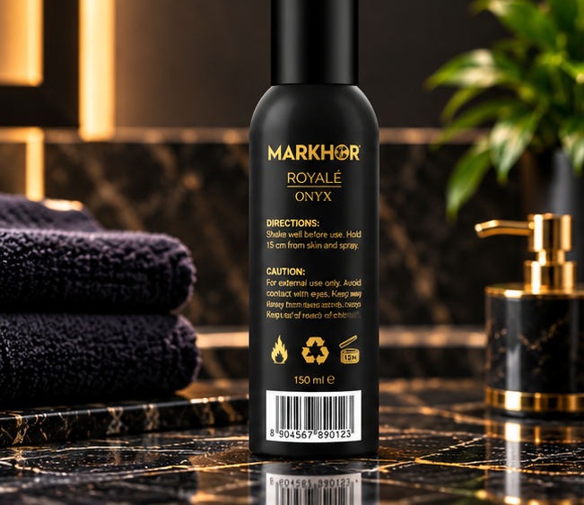 Markhor Royale Onyx Body Spray (Non-Gas) 120ml