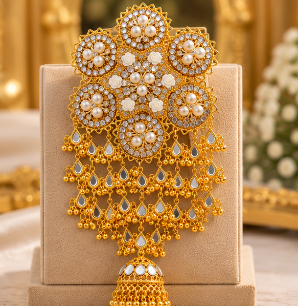 Royal Bridal Kundan Golden Jewelry