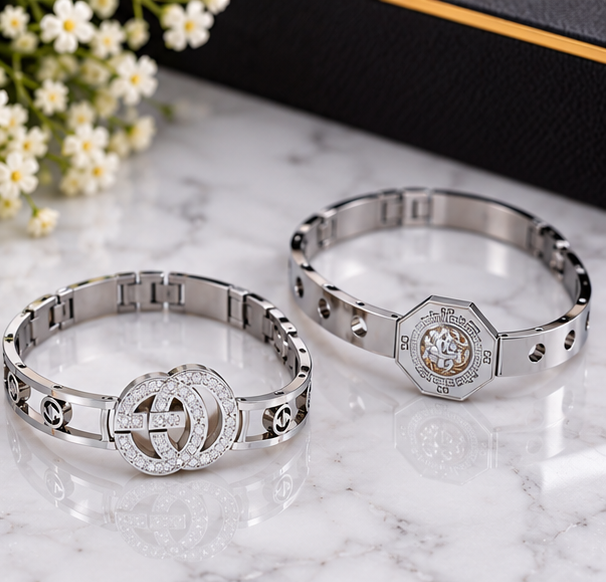 Stainless Steel Hand Cuff Bracelet
