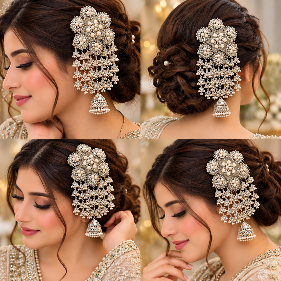 Royal Bridal Kundan Silver Jewelry