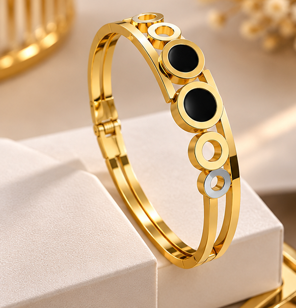 Stainless Steel Handcuff Bracelet