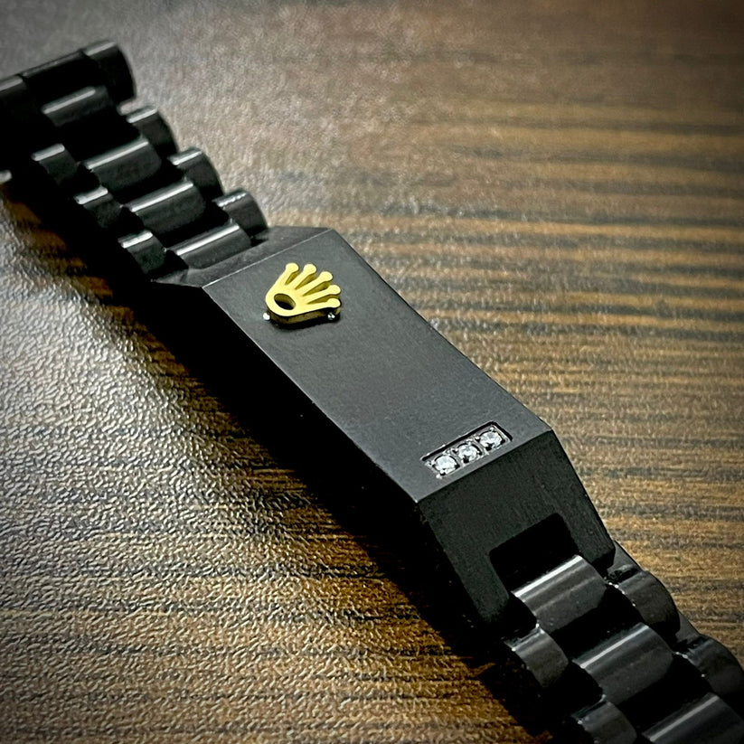 Rolex Black , Blue , Golden , Silver Bracelet