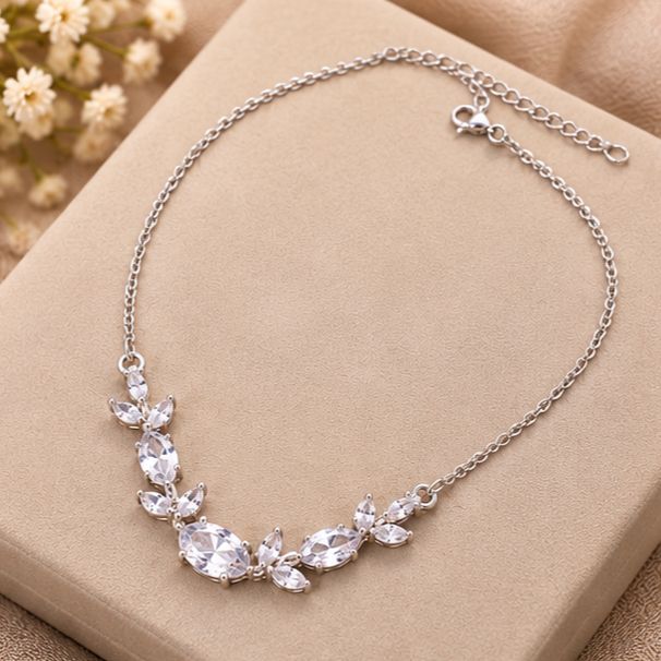 Necklace for Women  Silver Tulip