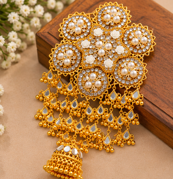 Royal Bridal Kundan Golden Jewelry
