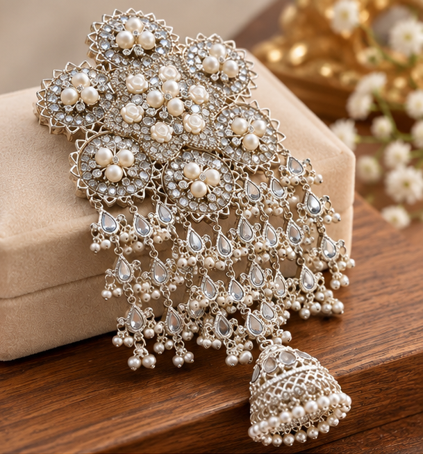 Royal Bridal Kundan Silver Jewelry