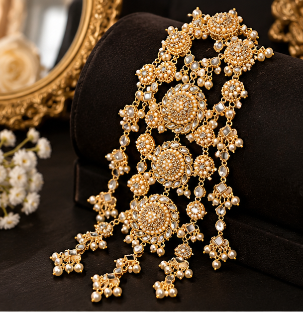 Trending Golden Jhumar Handmade