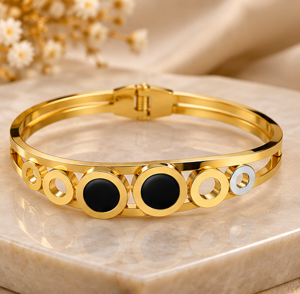Stainless Steel Handcuff Bracelet