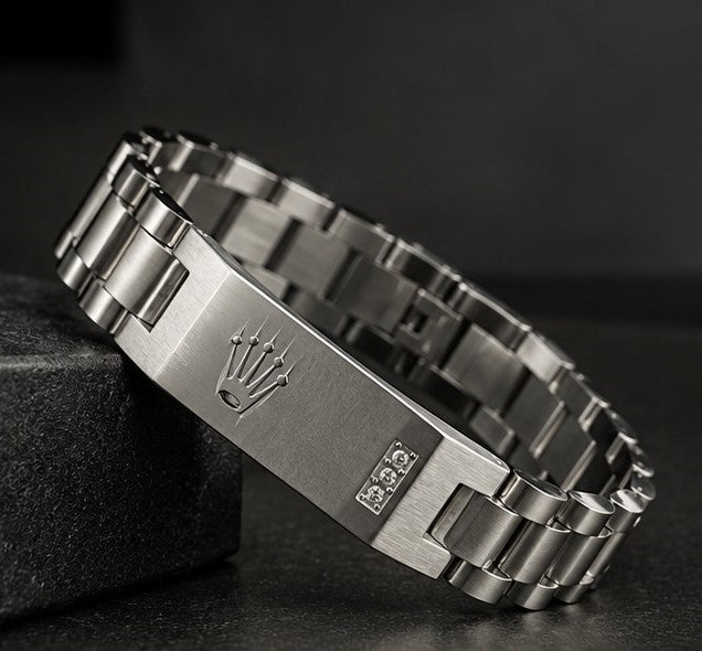 Rolex Men's Stainless Steel Bracelet