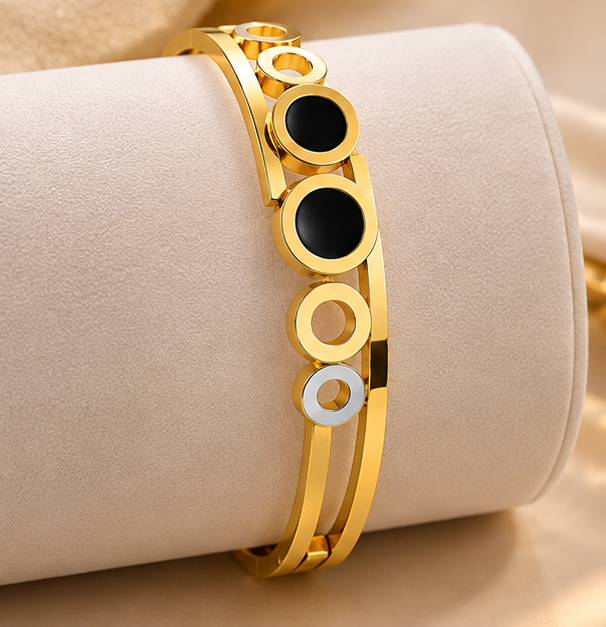 Stainless Steel Handcuff Bracelet