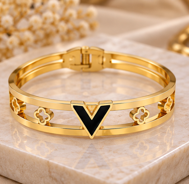 Stainless Steel Handcuff Bracelet
