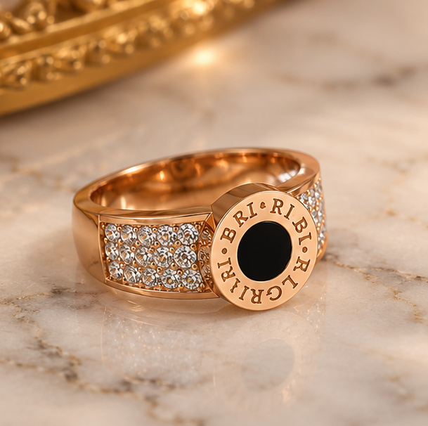 Rings For Women Stainless Steel Golden Trendy