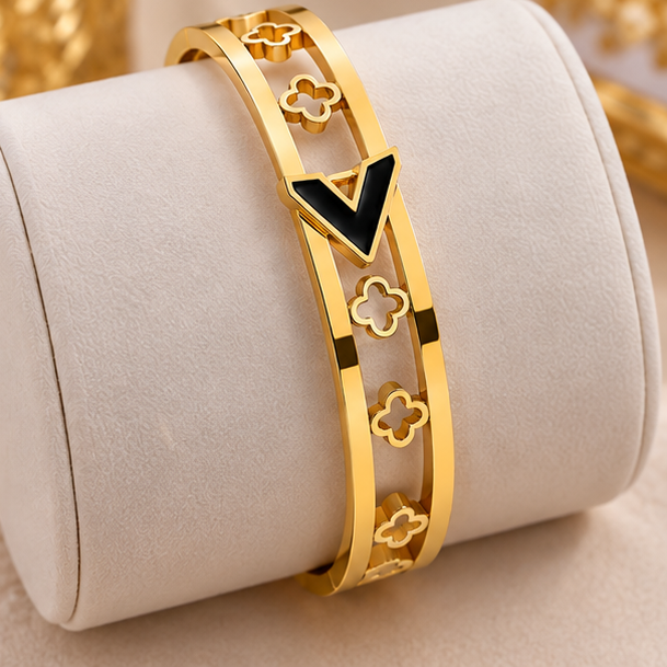 Stainless Steel Handcuff Bracelet