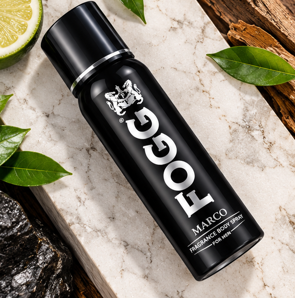FOGG Marco Body Spray for Men – Premium Black Fragrance, Bold Masculine Scent & Stylish Long-Lasting Freshness | Everyday Perfume Spray