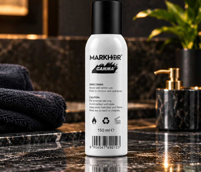 Markhor Gamma Body Spray (Non-Gas) 120ml